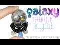 How to DIY Glitter Galaxy Terrarium Dome Jellyfish Resin/Polymer Clay Tutorial