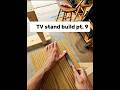 TV Stand Build Part 9 | Farmhouse Style #woodworking #diy #wood