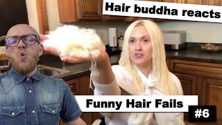 She is losing a lot of hair !!! - Hair Buddha reaction video