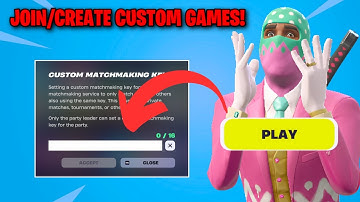 How To Join/Create a Fortnite Custom Game (2025 Full Walkthrough)