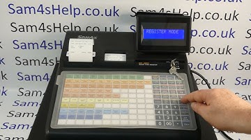 How To Make #/ns (No Sale) Button  Inactive Sam4S ER900 / ER920 / ER940 Cash Register