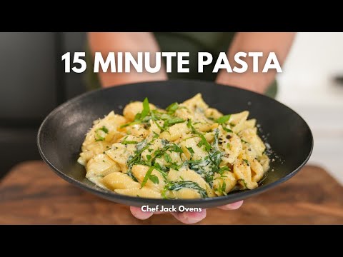 My Viral 15 Minute Creamy Garlic Pasta Remade