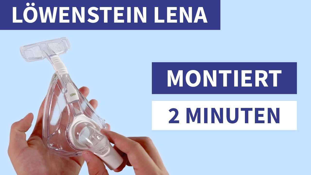 Löwenstein LENA Full-Face CPAP-Maske: Zusammenbauen in 120 Sekunden ...