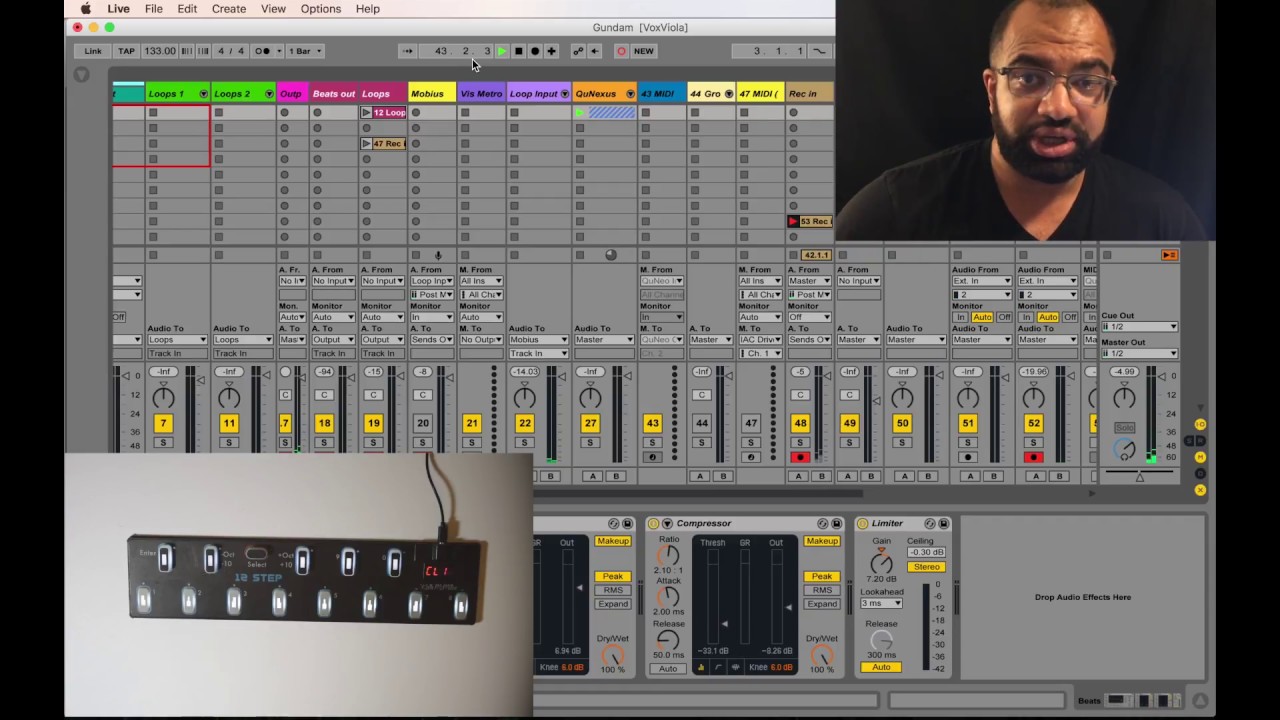 My Ableton Rig (2/4) - the 12 step MIDI controller by KMI - YouTube