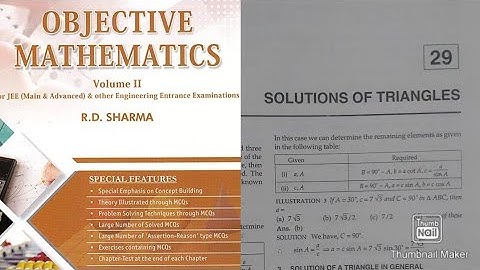 L1 | Ch29 | solutions of triangles | Q1-Q5 | exercise solution | R.D. SHARMA Ark Mathematics