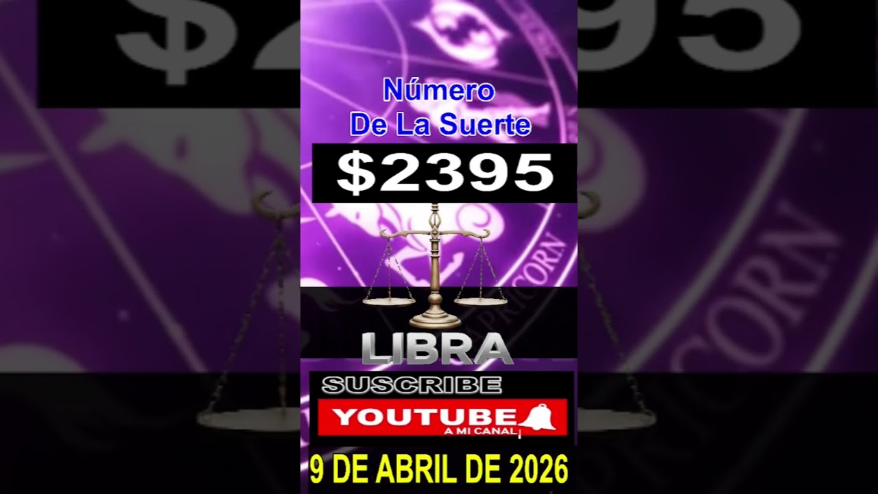 Horóscopo de Hoy Libra - 9 - de Abril de 2026. #amor #dinero #salud #orodiario #shorts