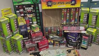 Over 100 pounds of illegal fireworks seized in Sacramento