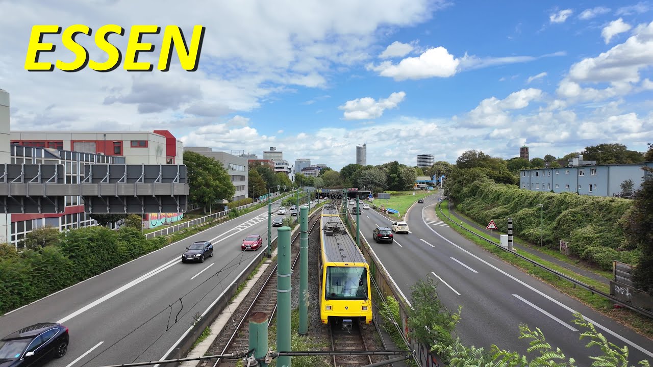 Stadt Essen walkingtour 4K | Sommer 2025