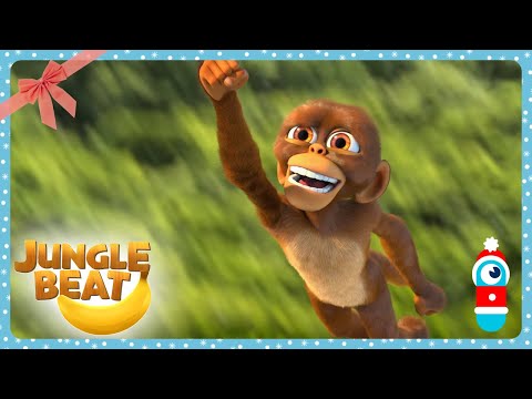 Up, Up and Away! Jungle Beat 🎅 Christmas Cartoons for Kids 🎅 WildBrain Toons