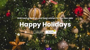 Background animation snow page html css