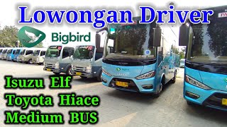 Lowongan Driver BUS || Dibutuhkan Cepat Ratusan Driver Bus di Pool BIG BIRD Jakarta.