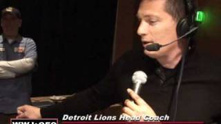 Detroit Lions Heach Coach Jim Schwartz at THAW 2010