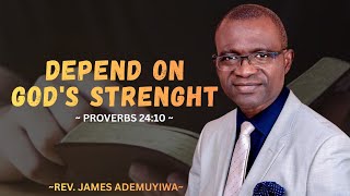 Dose of Heaven Daily Devotional!!!Monday 4th May 2026Topic: DEPEND ON GOD'S STRENGHT 