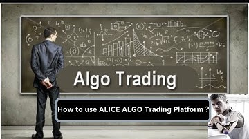 How to use the ALICE Algo Trading Platform in  Aliceblue|| Robotic ||  NSE/ MCX ||DEMAT ACCOUNT||TTA