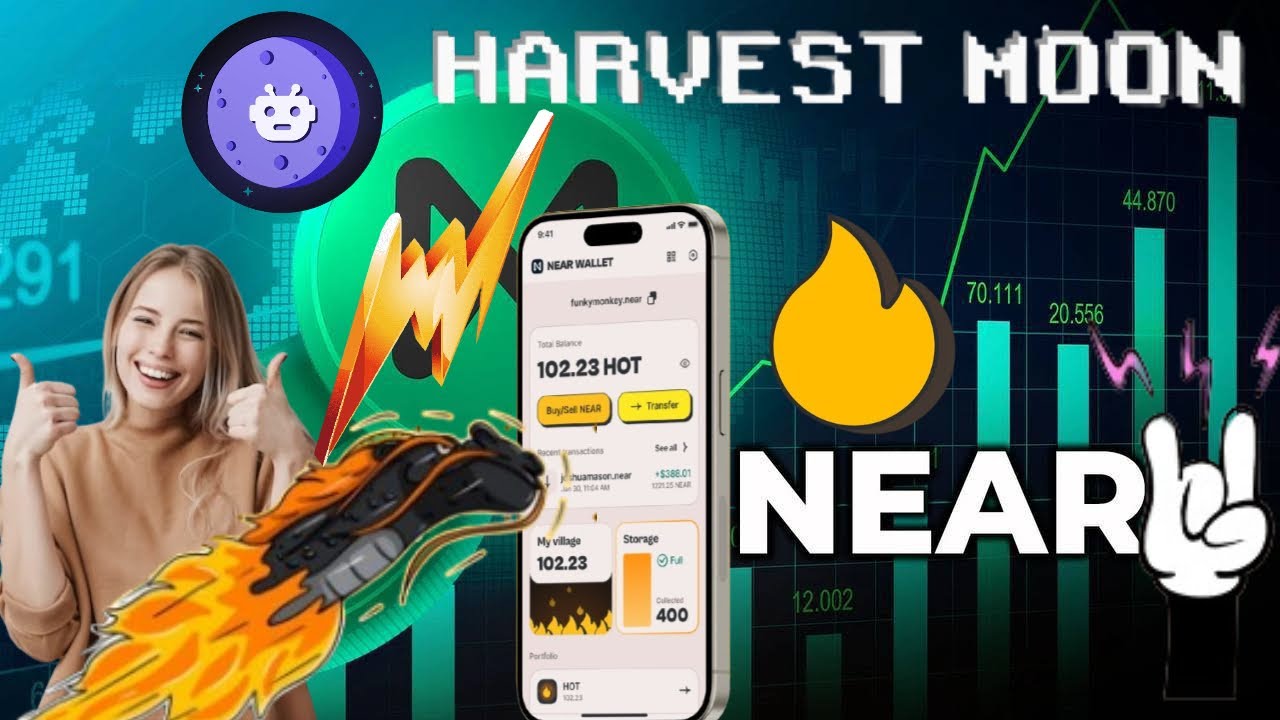 🚀NEAR Wallet mine HOT 🔥Harvest Moon Bot Предстарт Без Вложений - YouTube