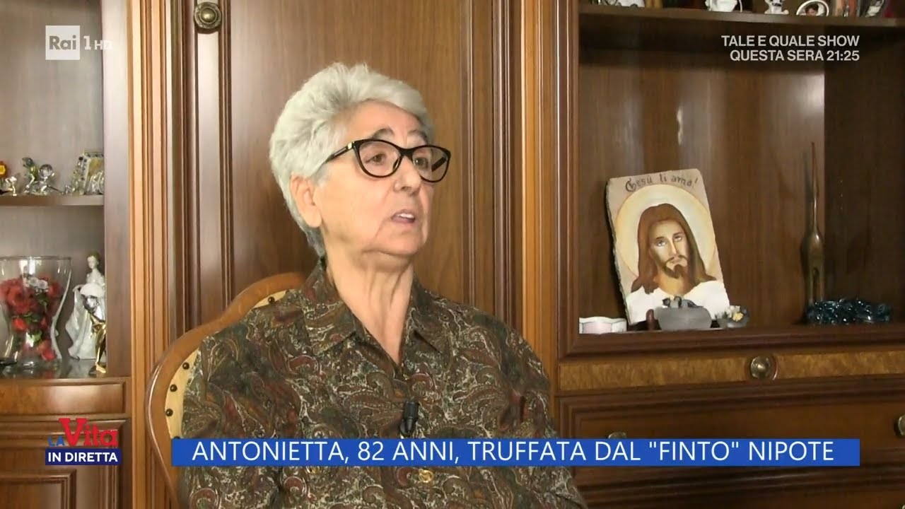 Antonietta, 82 anni, truffata dal