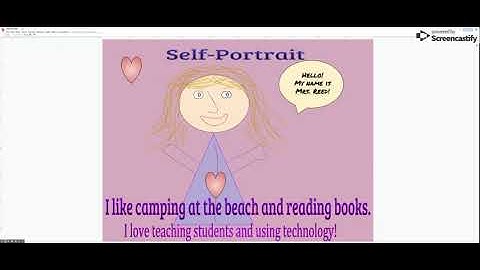 Self Portrait - Google Drawings