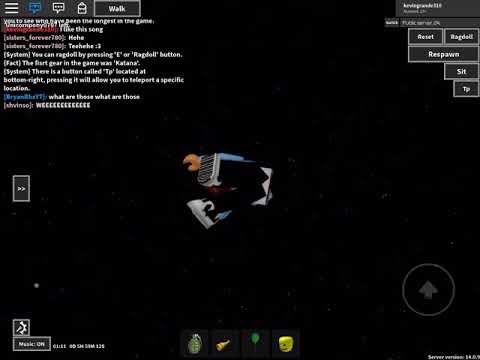 Spinning at the sky in roblox