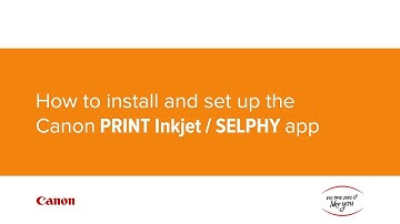 How to install and set up the Canon Print Inkjet / SELPHY app