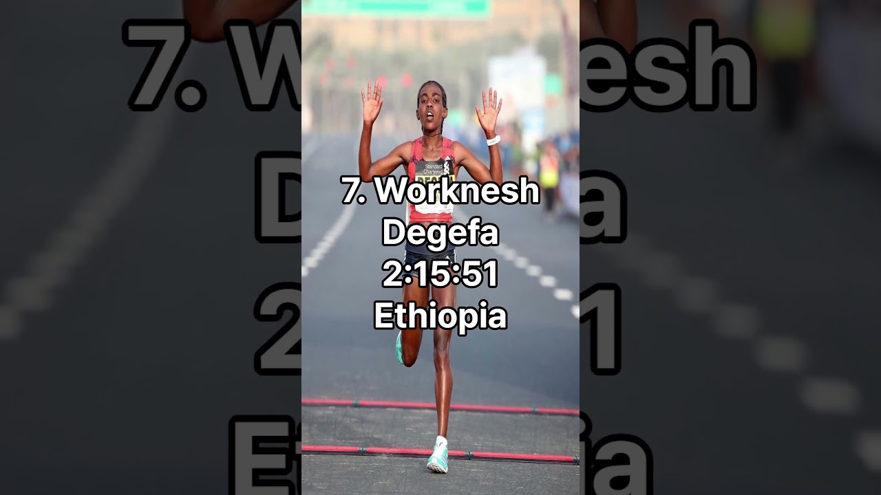 Top 10 Women's Marathon Records in the World