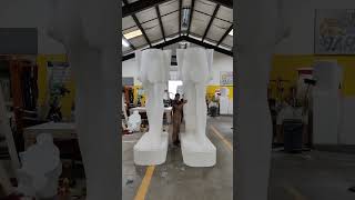 12ft Tall Egyptian Striding Statues for HMNS