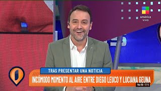 Tensa Interrupción Entre Diego Leuco Y Luciana Geuna Al Aire