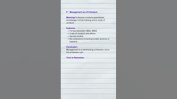 Management as a science art and profession | Quick Revision | #businessstudies #commerce