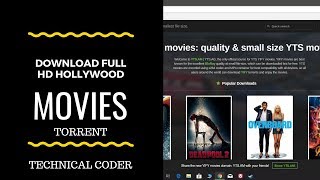 How to Download FREE Full HD Bluray Hollywood movies from Torrent (Updated Site)