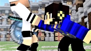 Video thumbnail of "Minecraft Song and Minecraft Animation "We Be Teaming" Castle Raid 2 - Top Minecraft Songs"