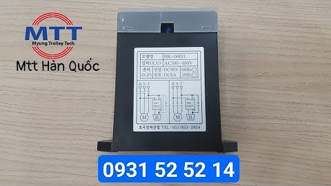 Diot bk-060J1 - Phanh động cơ BK060J1 - Công ty MTT Hàn Quốc - Diot Sr-60 bokuk - Ray C cầu trục
