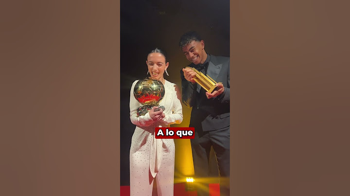 Lamine Yamal no quiso tocar el Balon de Oro