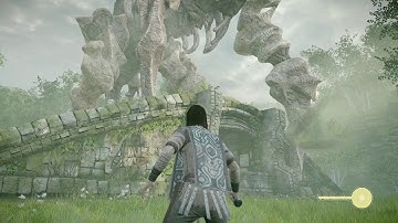 Shadow of the Colossus: Phaedra Boss Fight - 4th Colossus 【60FPS 720P】