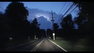 Dash cam - Time lapse Heading into the storm. Aug 13, 2016