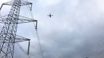 Explainer video: Autonomous close visual inspection by drone, with National Grid and Keen AI