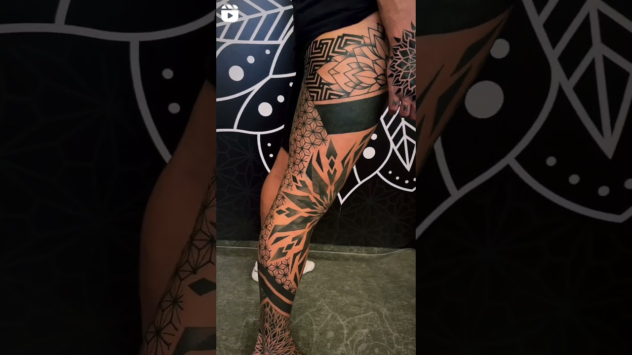 new man lag and hand combo tattoo 