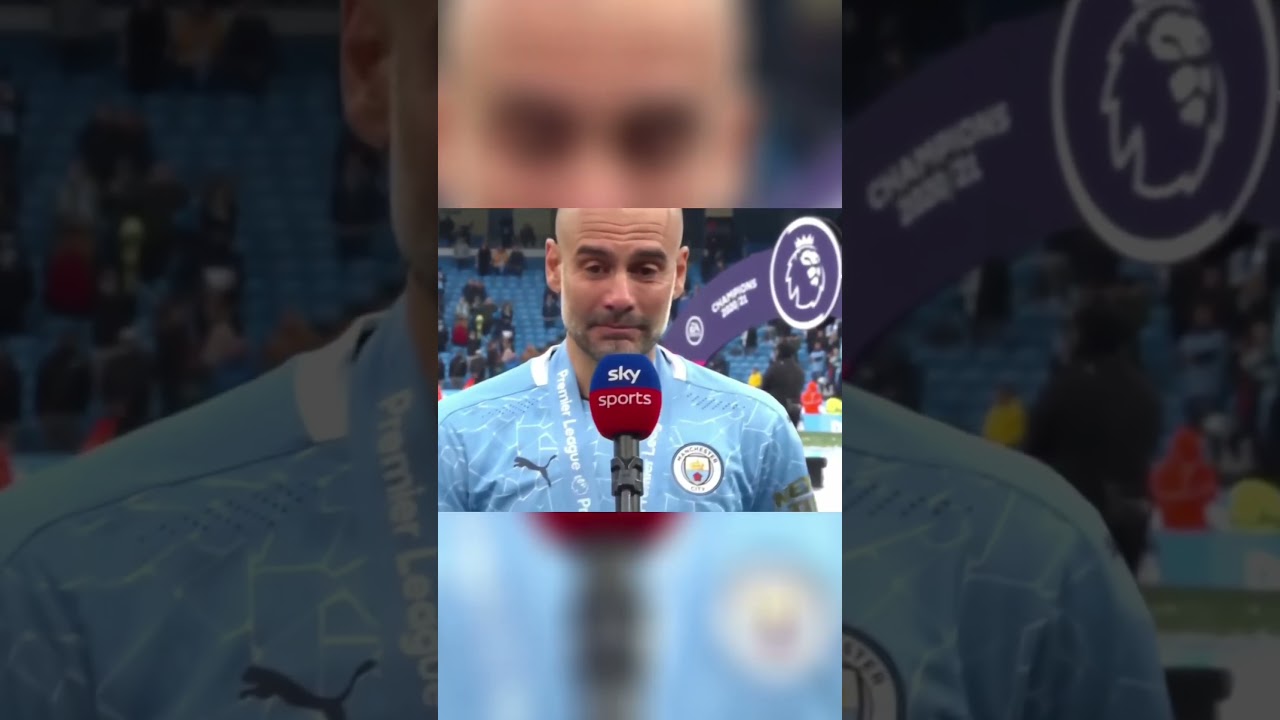 The moment Sergio Aguero retired and what an emotional Pep Guardiola had to say💔😱 