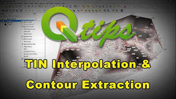 QGIS TIN Interpolation & Contour Extraction