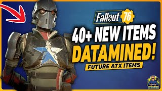 Over 40 NEW Datamined Items Coming to Fallout 76!