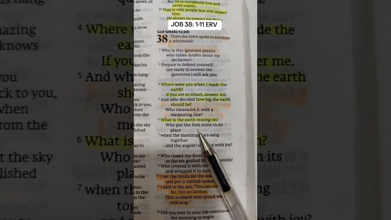 Are you ready to answer God's questions? #jesusislord #biblescripture #motivation #bibleverse