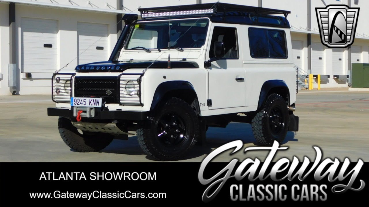 1997 Land Rover Defender 90 Gateway Classic Cars 2551ATL YouTube