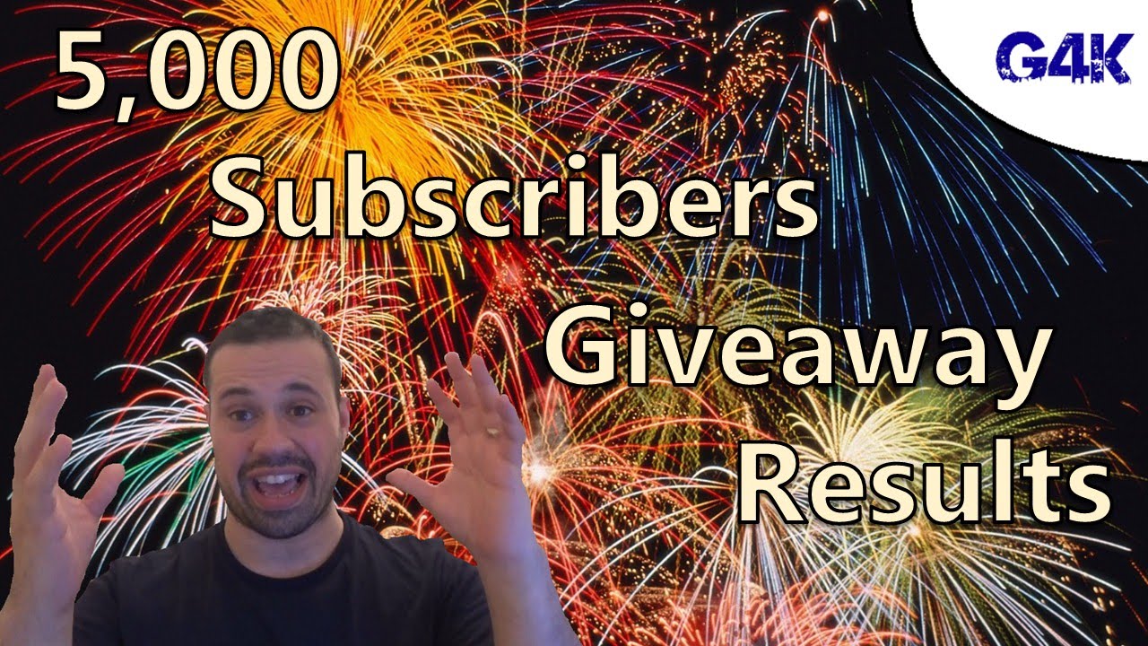 5,000 Subs | Giveaway Results - YouTube
