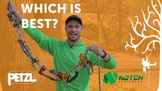 Notch Fusion Tether | SRT system Comparisons, Petzl Zigzag, Rope Runner, friction hitch.
