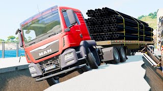 Trucks vs Potholes - BeamNG drive