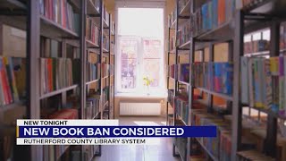 New book ban considered in Rutherford County