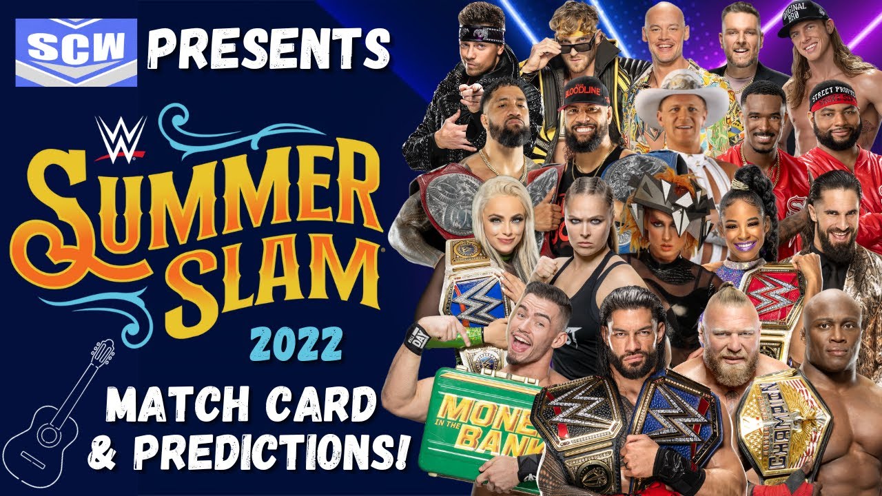 WWE SummerSlam 2022 Match Card & Predictions! Roman Reigns vs Brock Lesnar - LAST MAN STANDING!
