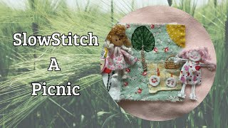 Slow Stitch A Picnic Scene - Sallys StoryBook