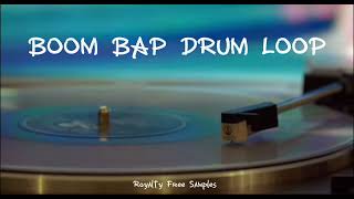 BOOM BAP  DRUM LOOP | ROYALTY FREE | DRUM SAMPLES 