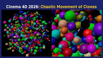 Cinema 4D 2026: Chaotic Movement of Clones