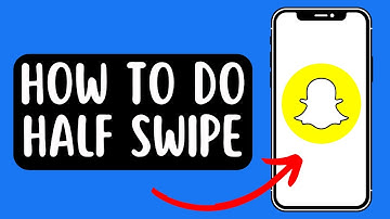 How To Do Snapchat Half Swipe On Notifications