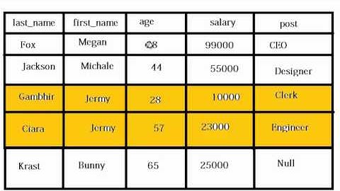 Relational Database Management System Tutorial - 6. Conditional Selection - WHERE , OR Clause